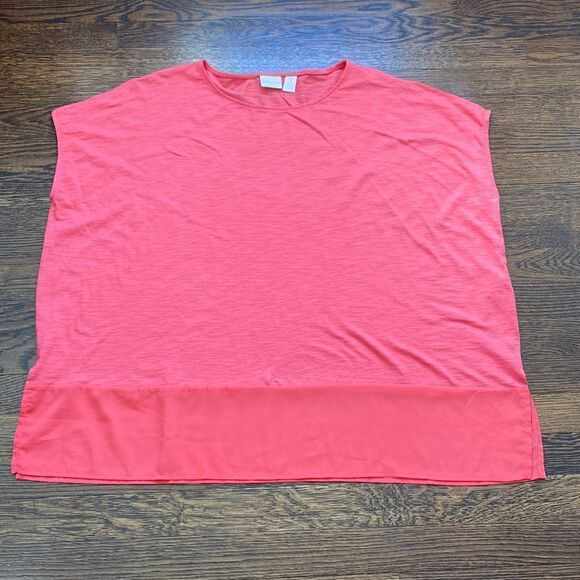 Chico’s Boat Neck Shirt - Size 1 - Picture 1 of 10